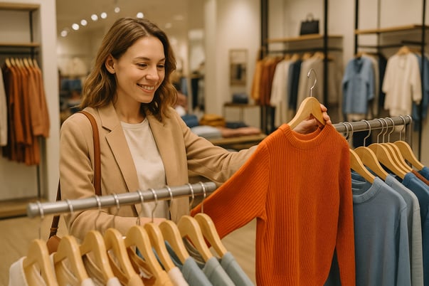 woman buying clothes in a shop-3