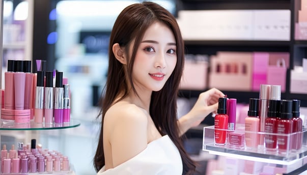 woman in a beauty store-1