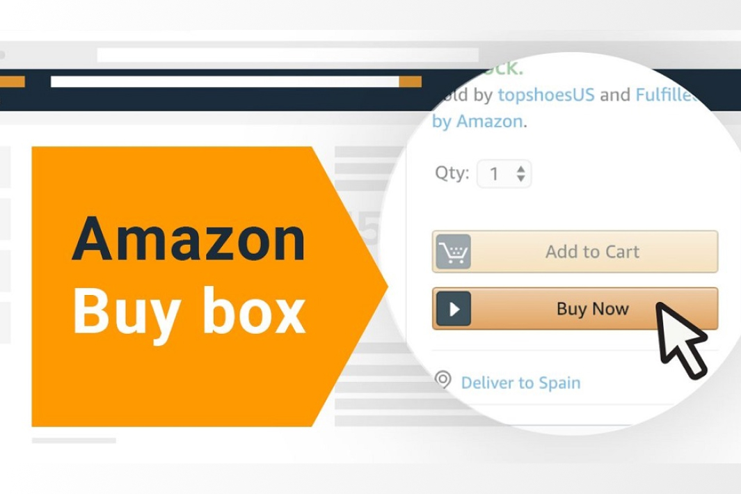 graphic highlights the Amazon Buy Box for Amazon reselling