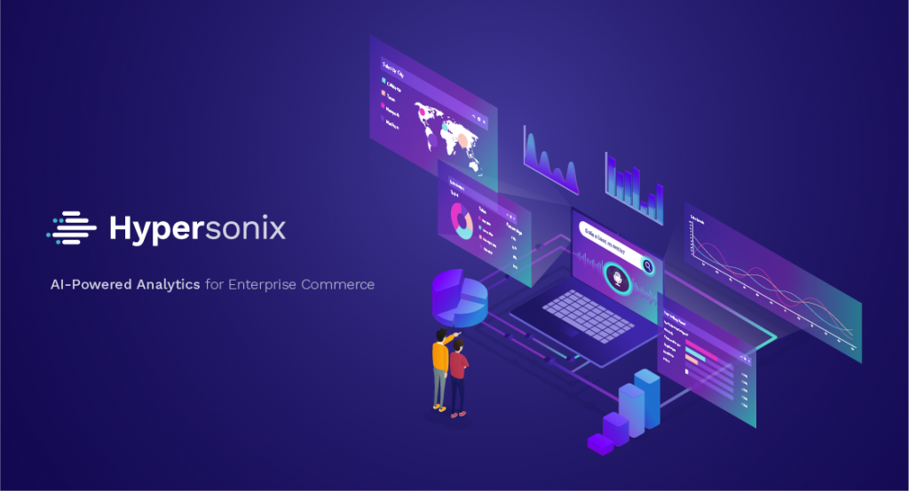 graphic shows Hypersonix.ai logo to show how the software can optimize price auditing processes