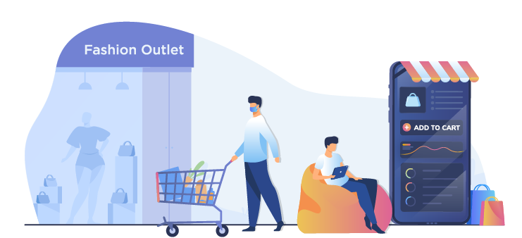 Online versus offline shopper behavior in retail post-covid